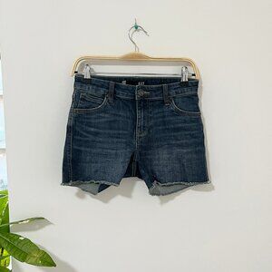 Kut From the Kloth Gidget Fray Denim Shorts Size 00